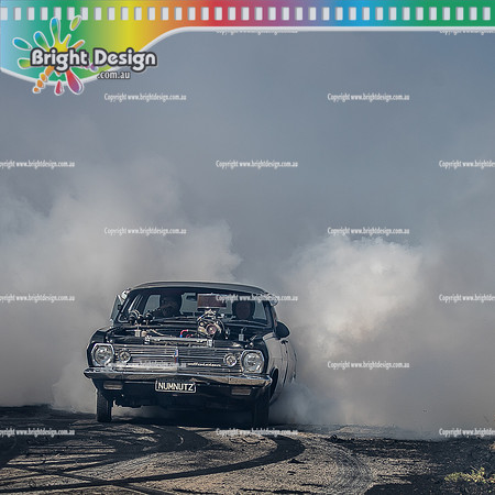 Skid City Day 2 @ Swan Hill April 2023 (4763)  NUMNUTZ BURNOUT ADAM SLORACH ATS