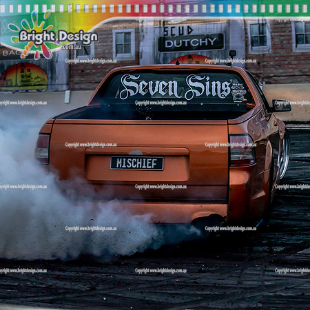 Skid City Day 3 @ Swan Hill May 2023 (8698)  MISCHIEF BURNOUT TRISTAN MADGWICK