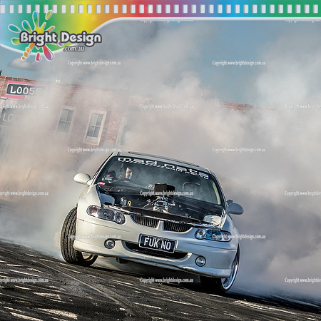 Skid City Day 1 @ Swan Hill April 2023 (3526)-2  FUKNO BURNOUT BEN LEE MADGWICK