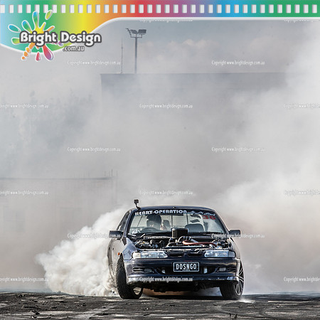 Skid City Day 1 @ Swan Hill April 2023 (3025)  DOSNGO BURNOUT BRAD HUTCHINS