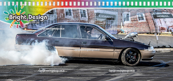 Skid City Day 2 @ Swan Hill April 2023 (5788)  EX5LTR BURNOUT JAMES McGREGOR