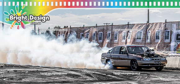 Skid City Day 2 @ Swan Hill April 2023 (5764)  EX5LTR BURNOUT JAMES McGREGOR