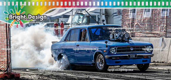 Skid City Day 2 @ Swan Hill April 2023 (5666)  SCUD BURNOUT BENNY SIMPSON