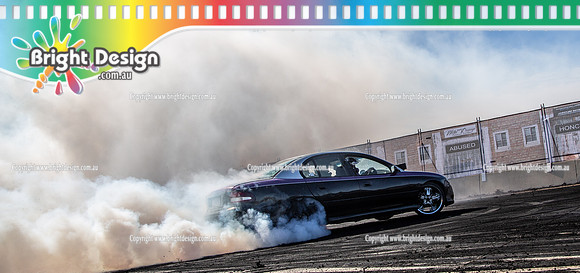 Skid City Day 2 @ Swan Hill April 2023 (5613)  ABUSED BURNOUT AMBER DAVEY