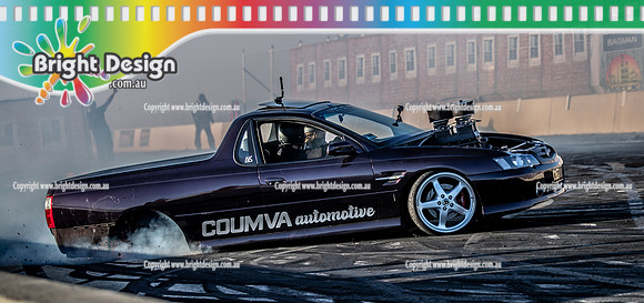 Skid City Day 1 @ Swan Hill April 2023 (4267)  COUMVA BURNOUT MICK COUMVA