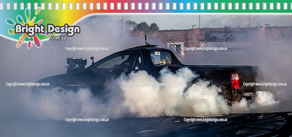 Skid City Day 1 @ Swan Hill April 2023 (4260)  COUMVA BURNOUT MICK COUMVA