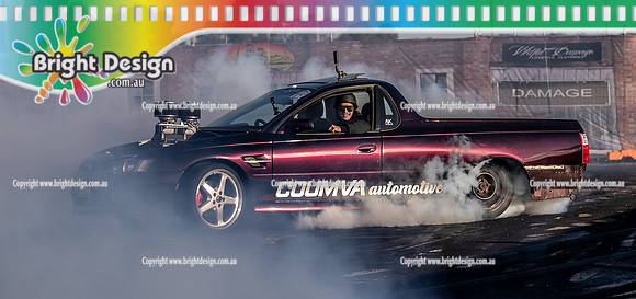 Skid City Day 1 @ Swan Hill April 2023 (4255)  COUMVA BURNOUT MICK COUMVA