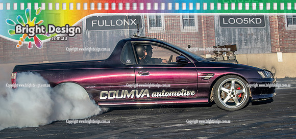 Skid City Day 1 @ Swan Hill April 2023 (4237)  COUMVA BURNOUT MICK COUMVA