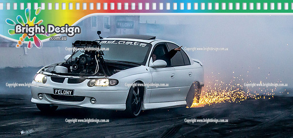 Skid City Day 3 @ Swan Hill May 2023 (8961)  FELONY BURNOUT GERARD FREDRICKSON