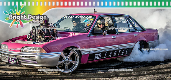 Skid City Day 1 @ Swan Hill April 2023 (3861)  LOO5E BURNOUT RUSSELL HARRIS