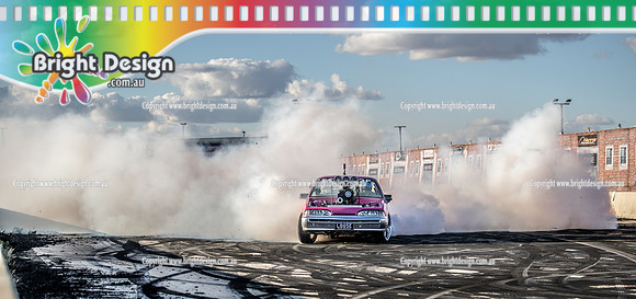 Skid City Day 1 @ Swan Hill April 2023 (3845)  LOO5E BURNOUT RUSSELL HARRIS