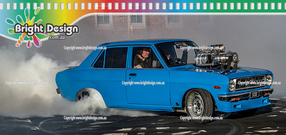 Skid City Day 1 @ Swan Hill April 2023 (3740)  SCUD BURNOUT BENNY SIMPSON
