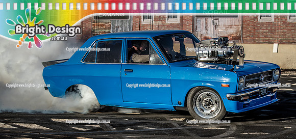 Skid City Day 1 @ Swan Hill April 2023 (3726)  SCUD BURNOUT BENNY SIMPSON