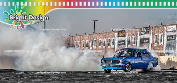 Skid City Day 1 @ Swan Hill April 2023 (3668)  SCUD BURNOUT BENNY SIMPSON