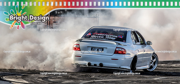 Skid City Day 1 @ Swan Hill April 2023 (3504)-2  FUKNO BURNOUT BEN LEE MADGWICK
