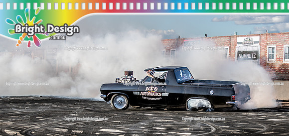 Skid City Day 1 @ Swan Hill April 2023 (3466)  NUMNUTZ BURNOUT ADAM SLORACH ATS