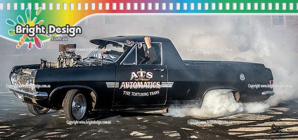 Skid City Day 1 @ Swan Hill April 2023 (3489)  NUMNUTZ BURNOUT ADAM SLORACH ATS