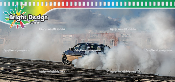 Skid City Day 1 @ Swan Hill April 2023 (3139)  EX5LTR BURNOUT JAMES McGREGOR