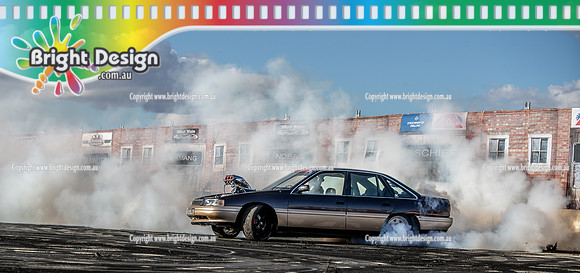 Skid City Day 1 @ Swan Hill April 2023 (3126)  EX5LTR BURNOUT JAMES McGREGOR