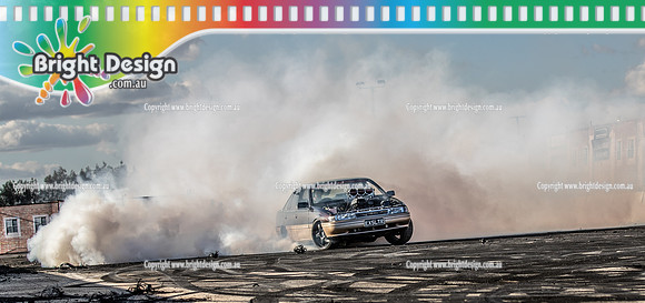 Skid City Day 1 @ Swan Hill April 2023 (3085)  EX5LTR BURNOUT JAMES McGREGOR
