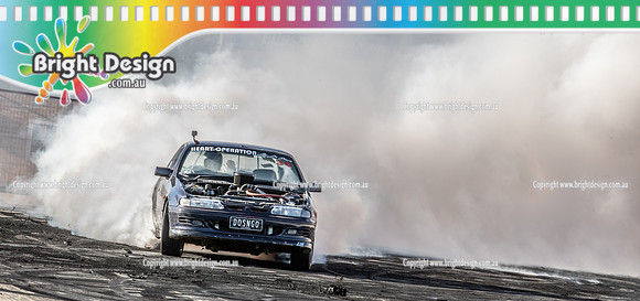 Skid City Day 1 @ Swan Hill April 2023 (3027)  DOSNGO BURNOUT BRAD HUTCHINS