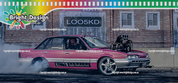 Skid City Day 1 @ Swan Hill April 2023 (2455)  LOO5E BURNOUT RUSSELL HARRIS