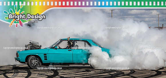 Skid City Day 1 @ Swan Hill April 2023 (1960)  FULLONX BURNOUT  RICK FULLER