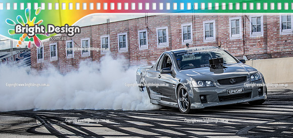 Skid City Day 1 @ Swan Hill April 2023 (1804)  UPNSMK BURNOUT  BRAD McGIBBON