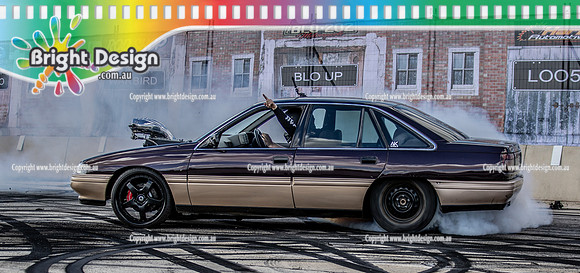 Skid City Day 1 @ Swan Hill April 2023 (1720)  EX5LTR BURNOUT  JAMES McGREGOR