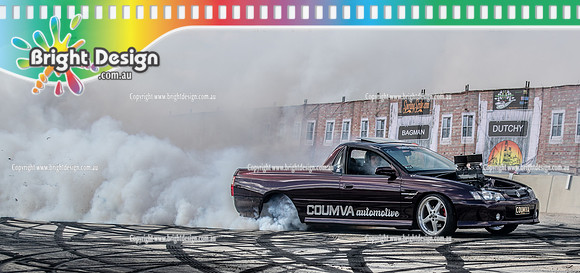 Skid City Day 1 @ Swan Hill April 2023 (1577)  COUMVA BURNOUT  MICK COUMVA