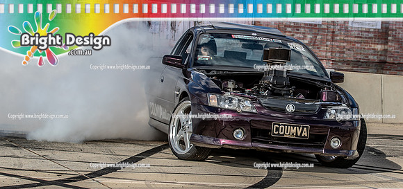 Skid City Day 1 @ Swan Hill April 2023 (1531)  COUMVA BURNOUT  MICK COUMVA