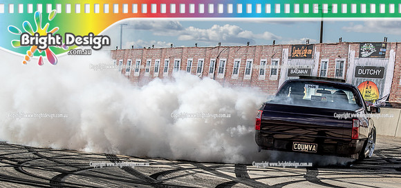 Skid City Day 1 @ Swan Hill April 2023 (1493)  COUMVA BURNOUT  MICK COUMVA