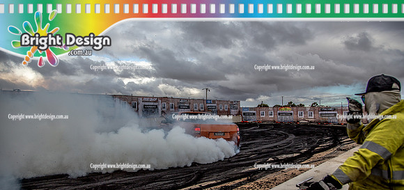 Skid City Day 3 @ Swan Hill May 2023 (7649)-2  MISCHIEF BURNOUT TRISTAN LEE MADGWICK
