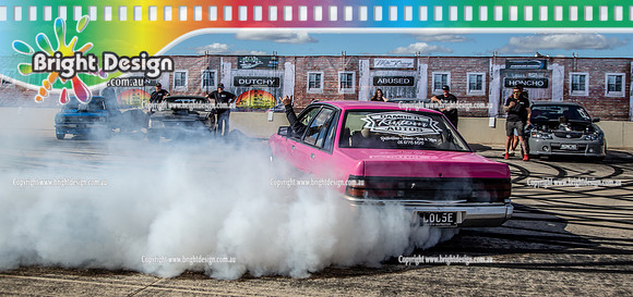 Skid City Day 1 @ Swan Hill April 2023 (1230)  LOO5E BURNOUT RUSSELL HARRIS