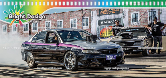 Skid City Day 1 @ Swan Hill April 2023 (1204)  ABUSED BURNOUT AMBER DAVEY