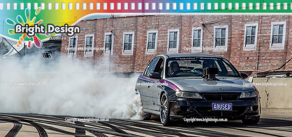 Skid City Day 1 @ Swan Hill April 2023 (1200)  ABUSED BURNOUT AMBER DAVEY