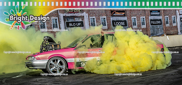 Skid City Day 3 @ Swan Hill May 2023 (7308)  LOO5E BURNOUT RUSSELL HARRIS