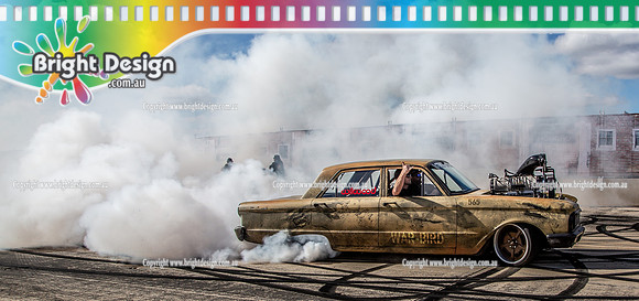 Skid City Day 1 @ Swan Hill April 2023 (1151)  WARBIRD BURNOUT HEATH MADGWICK