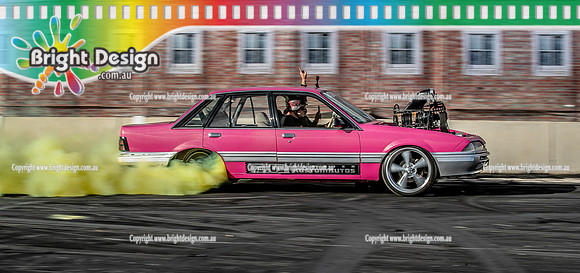 Skid City Day 3 @ Swan Hill May 2023 (7297)-2  LOO5E BURNOUT RUSSELL HARRIS