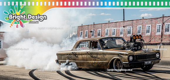 Skid City Day 1 @ Swan Hill April 2023 (1146)  WARBIRD BURNOUT HEATH MADGWICK
