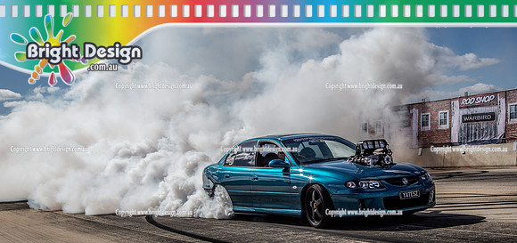 Skid City Day 1 @ Swan Hill April 2023 (1126)-2  YATESZ BURNOUT SCOTT YATES