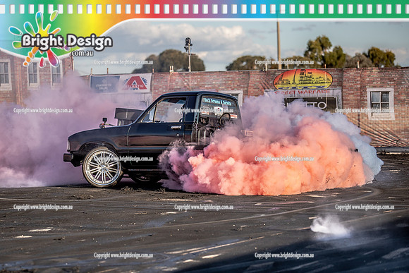 Skid City Day 1 @ Swan Hill April 2023 (4372)  LUXURY BURNOUT LEIGH MacKENZIE