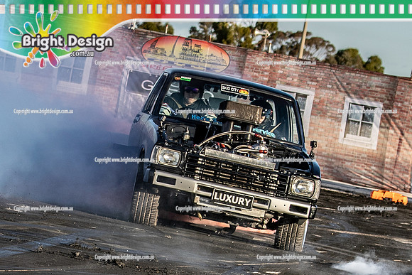 Skid City Day 1 @ Swan Hill April 2023 (4352)  LUXURY BURNOUT LEIGH MacKENZIE