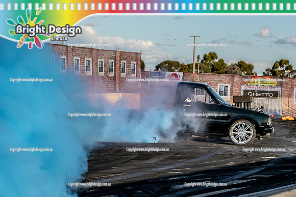 Skid City Day 1 @ Swan Hill April 2023 (4350)  LUXURY BURNOUT LEIGH MacKENZIE