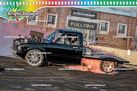 Skid City Day 1 @ Swan Hill April 2023 (4331)  LUXURY BURNOUT LEIGH MacKENZIE
