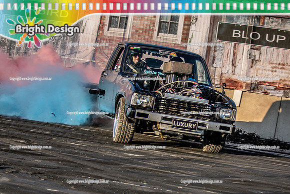 Skid City Day 1 @ Swan Hill April 2023 (4325)  LUXURY BURNOUT LEIGH MacKENZIE