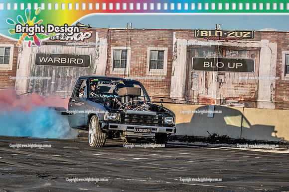 Skid City Day 1 @ Swan Hill April 2023 (4324)  LUXURY BURNOUT LEIGH MacKENZIE