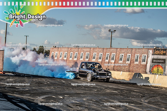 Skid City Day 1 @ Swan Hill April 2023 (4311)  LUXURY BURNOUT LEIGH MacKENZIE