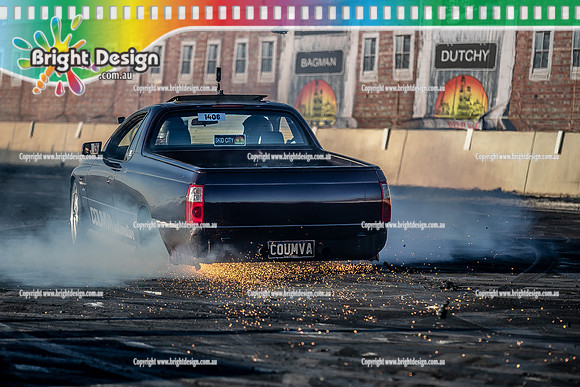 Skid City Day 1 @ Swan Hill April 2023 (4290)  COUMVA BURNOUT MICK COUMVA