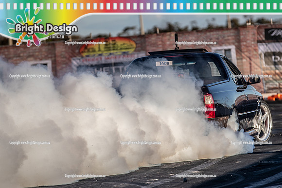 Skid City Day 1 @ Swan Hill April 2023 (4223)  COUMVA BURNOUT MICK COUMVA